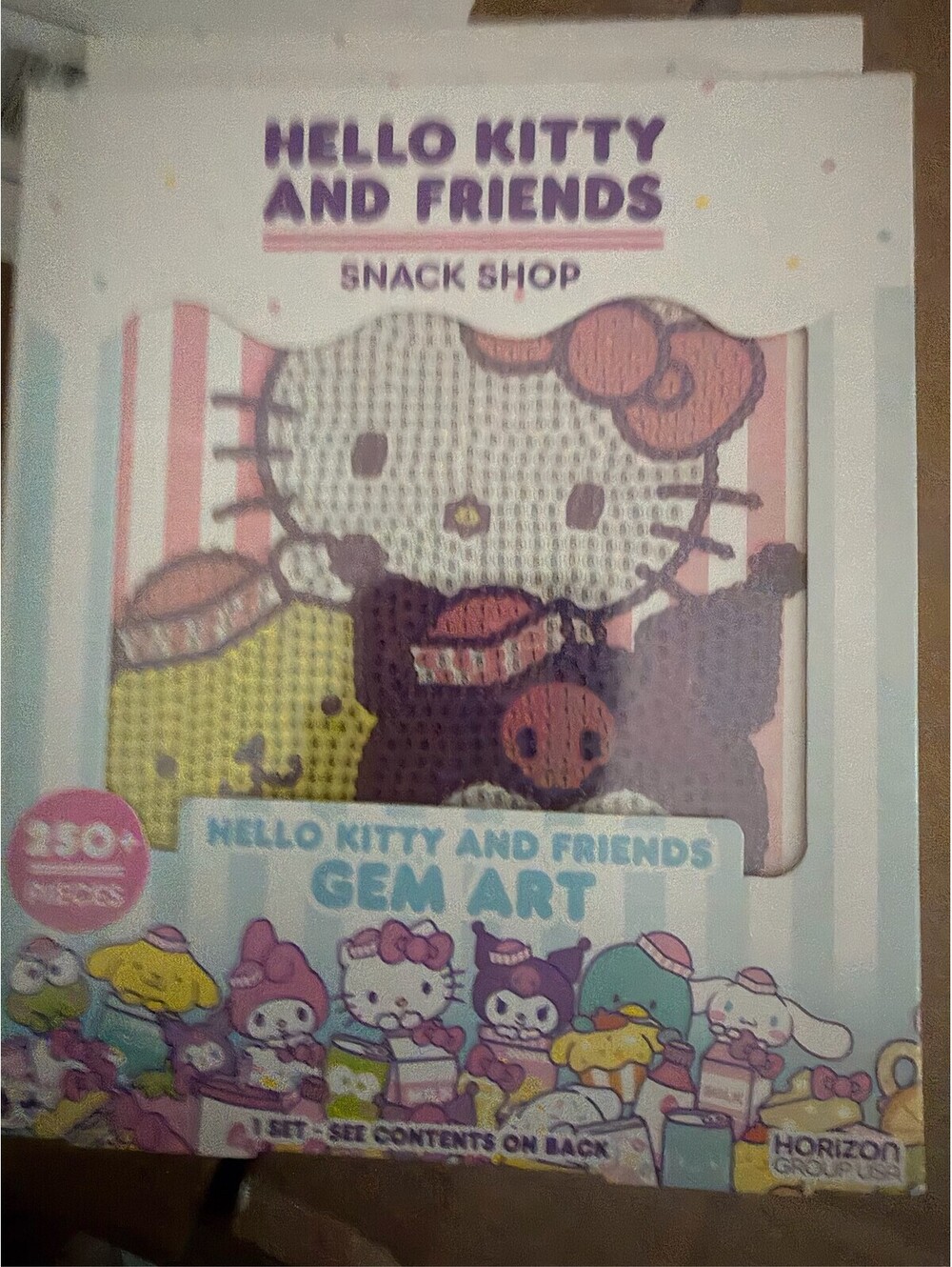 Hello Kitty and Friends Snack Shop Gem Art Kit 250+ Pcs